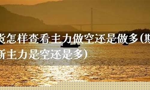 期货怎样做空(期货怎么做空做多)_https://www.sdylsx.com_广期所_第1张