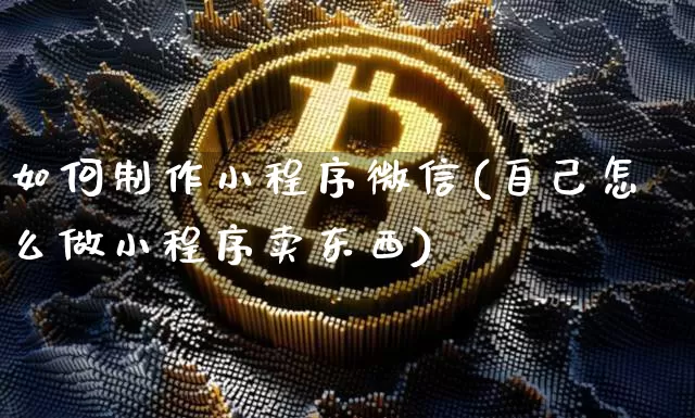 如何制作小程序微信(自己怎么做小程序卖东西)_https://www.sdylsx.com_上期所_第1张