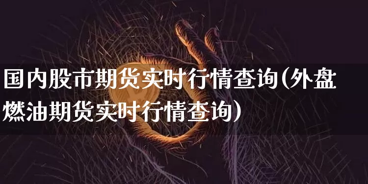 国内股市期货实时行情查询(外盘燃油期货实时行情查询)_https://www.sdylsx.com_上期所_第1张